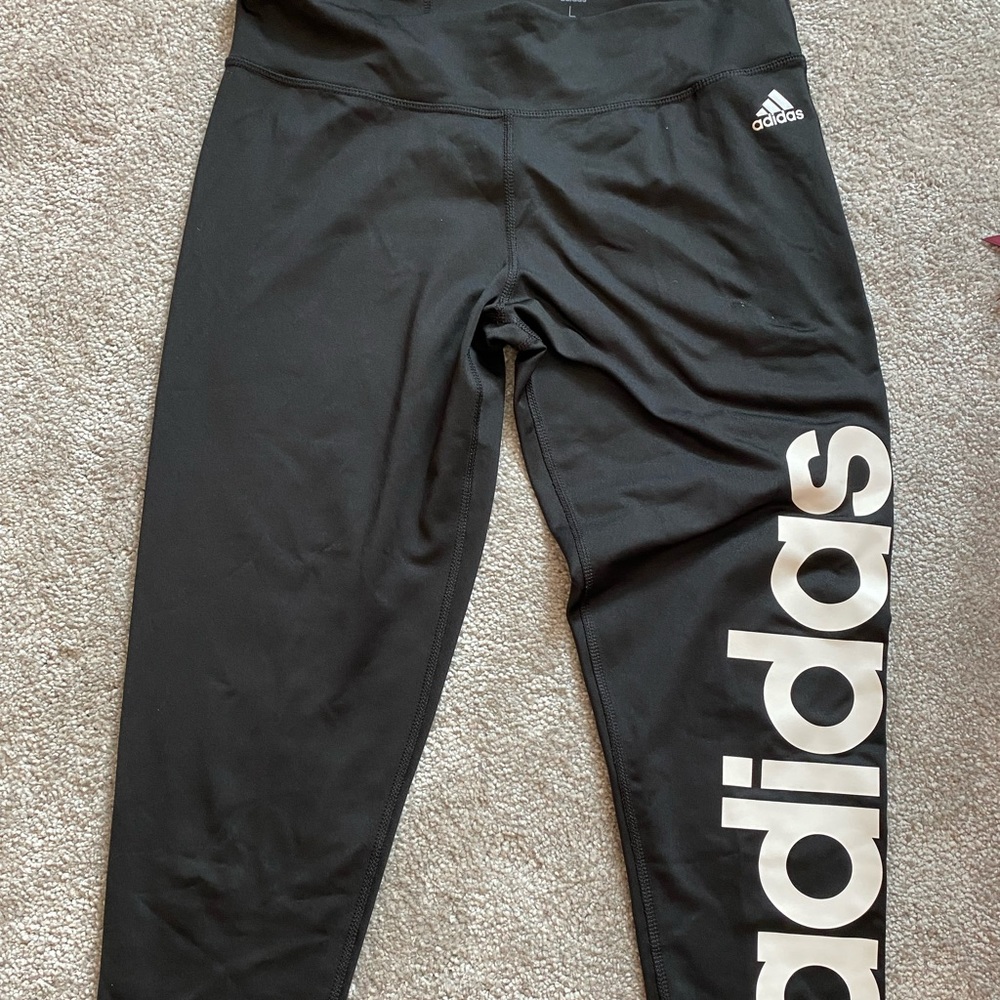 Black workout adidas pants
